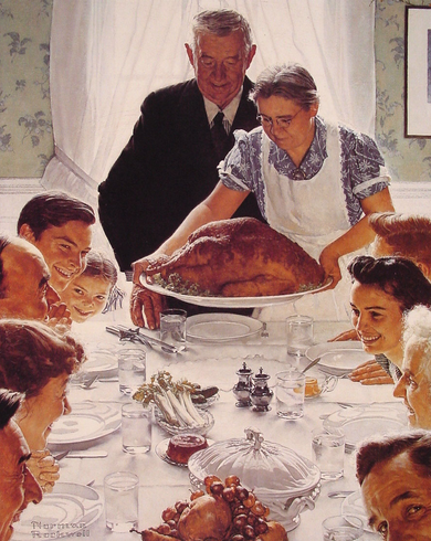 Thanksgiving Norman Rockwell
