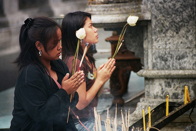 Praying women religion god ceremony