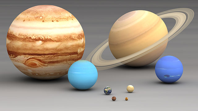 Size planets comparison