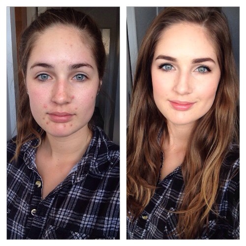 Before and After Make up 2