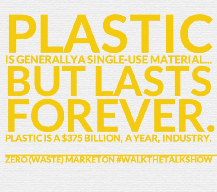 Plastic lasts forever zero waste