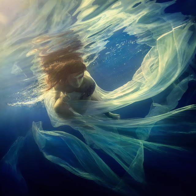 water woman ocean
