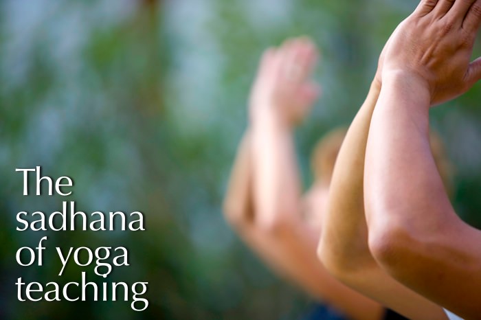 yoga teaching