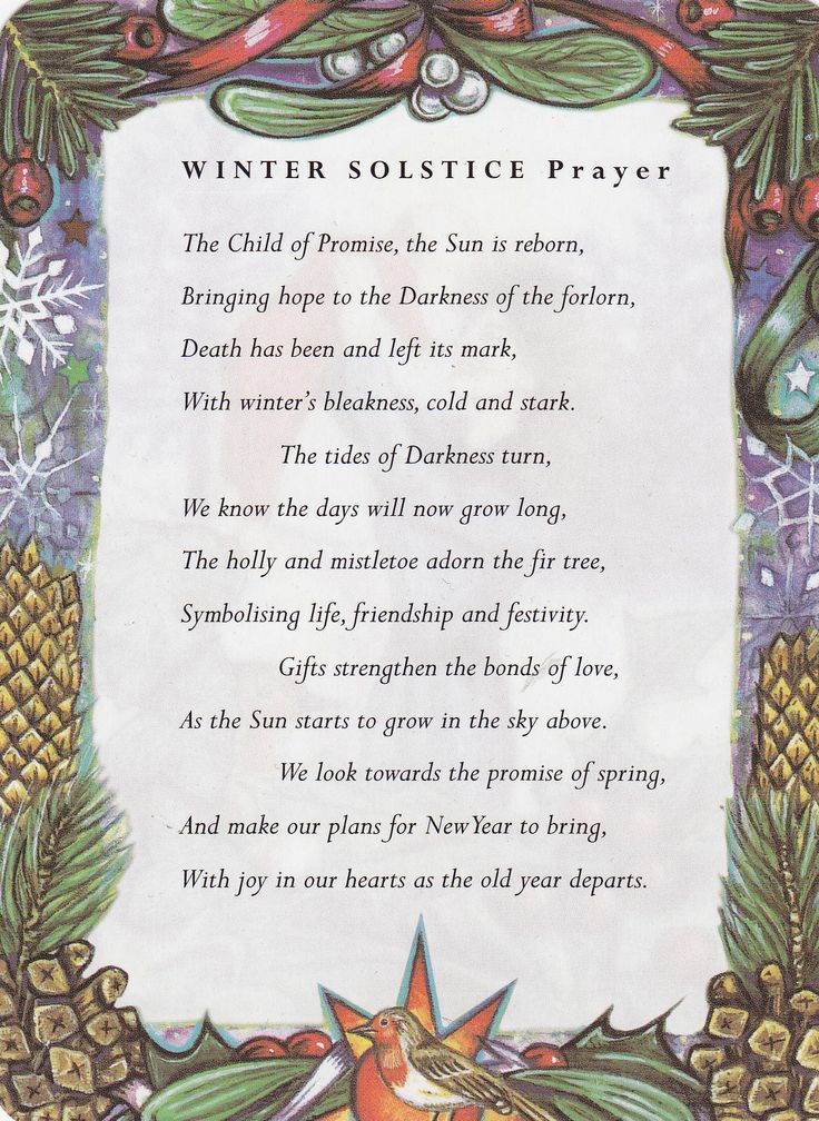 winter solstice prayer