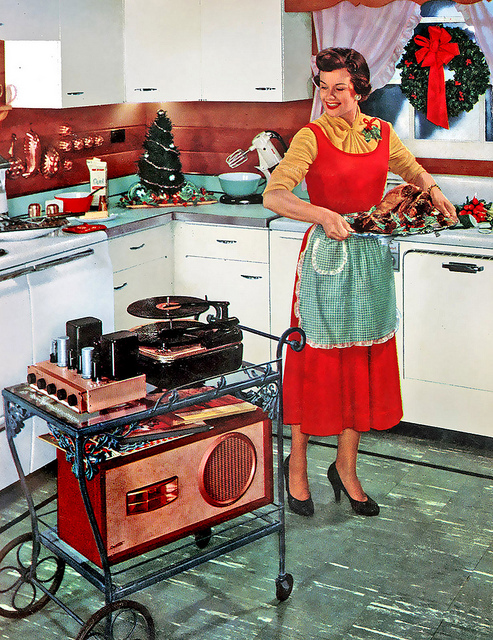 vintage housewife christmas