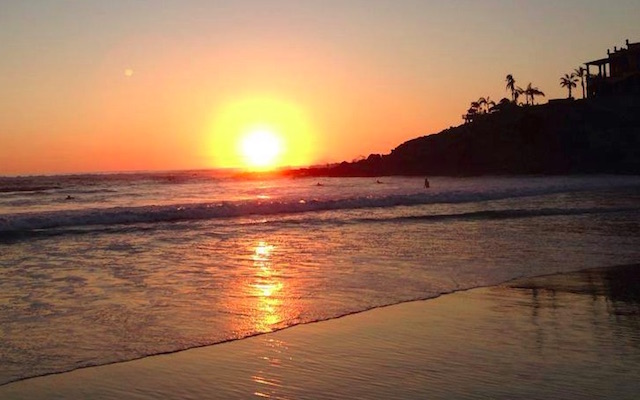 sunset Baja