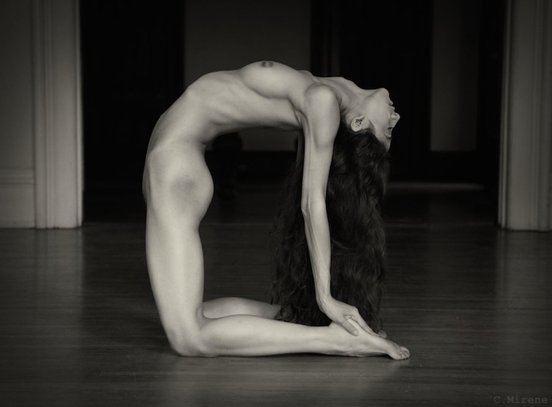 New photo exhibit elevates ancient practice of naked yoga to an