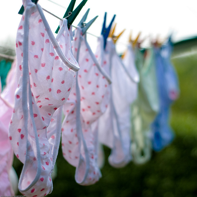 panties clothesline