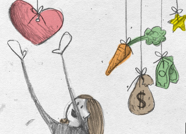 love or money business carrot