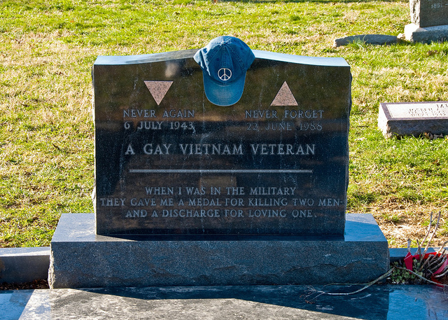 "DADT is "history" now, Leonard, Rest in Peace..." Tony Fischer, Flickr