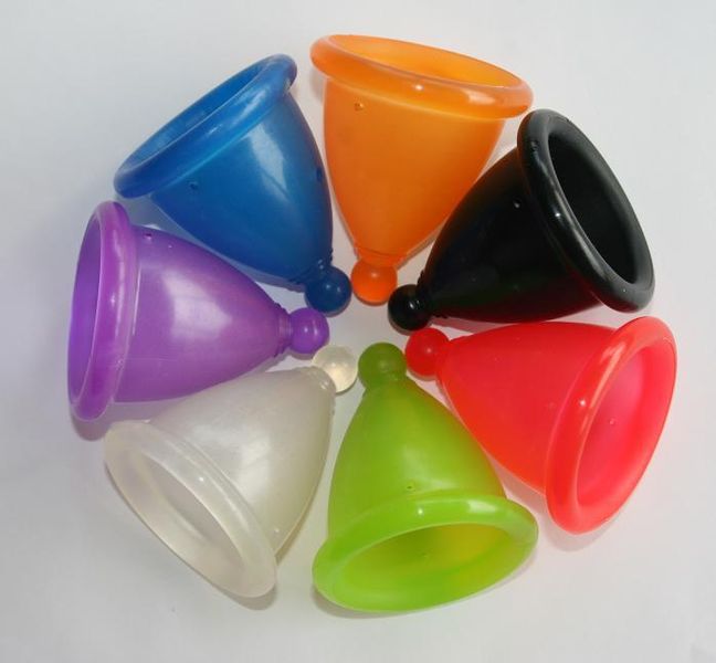 mentrual cups rainbow