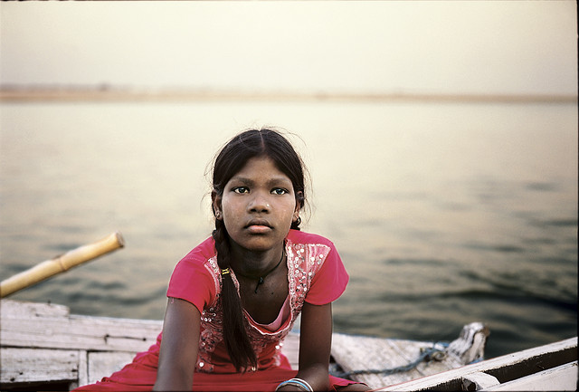 young girl India