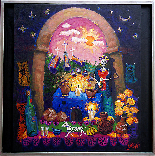 day of the dead, altar, death