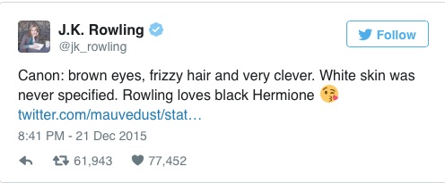 J.K Rowling Twitter