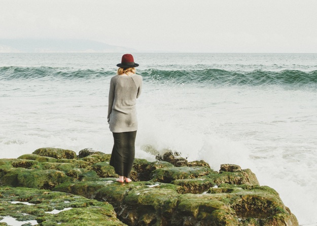 unsplash waves change transformation woman water ocean alone