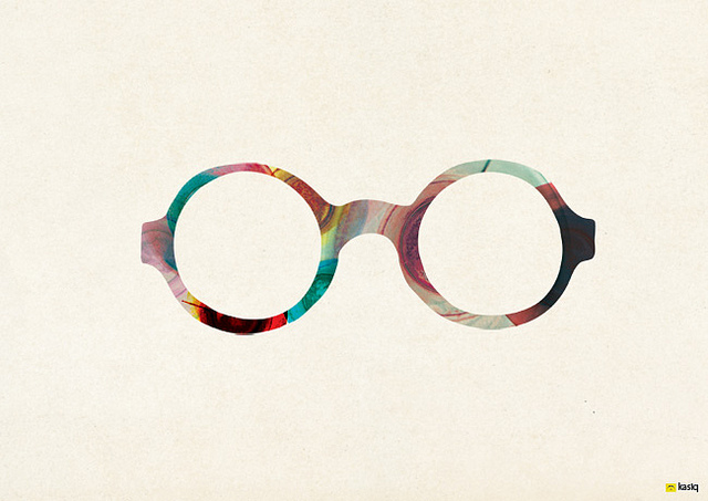 glasses, illustration