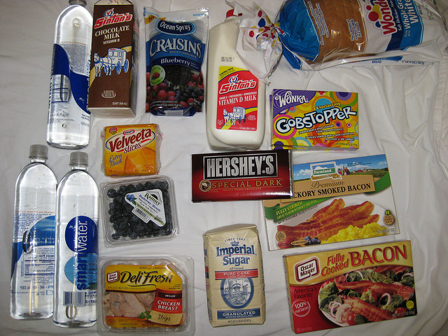groceries processed packaged foods