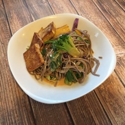 Peanut Soba Noodles With Baked Tofu Vegan Recipe Elephant Journal