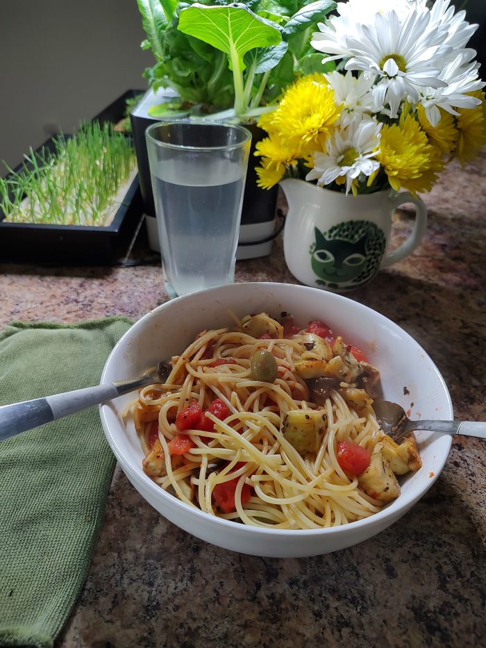 Nearly Naked Mushroom Eggplant Pasta Recipe Elephant Journal