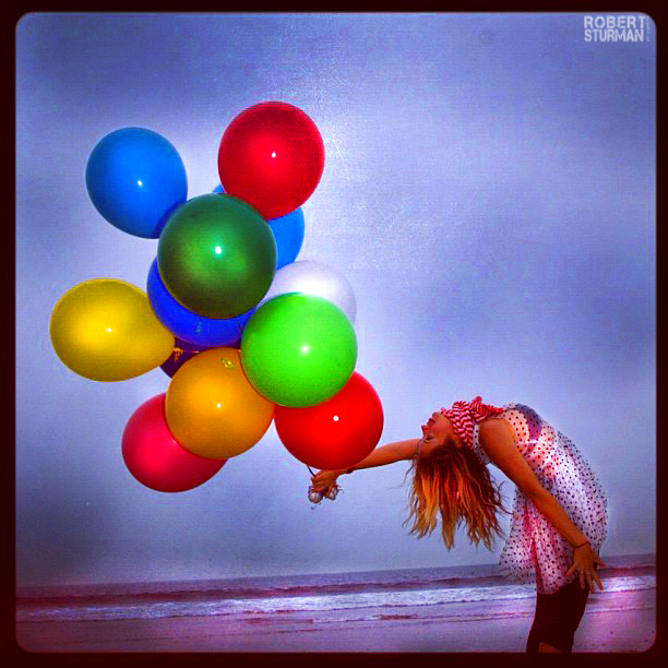 Kathryn Budig: The Yoga of Balloons by the Carousel. ~ Robert Sturman ...