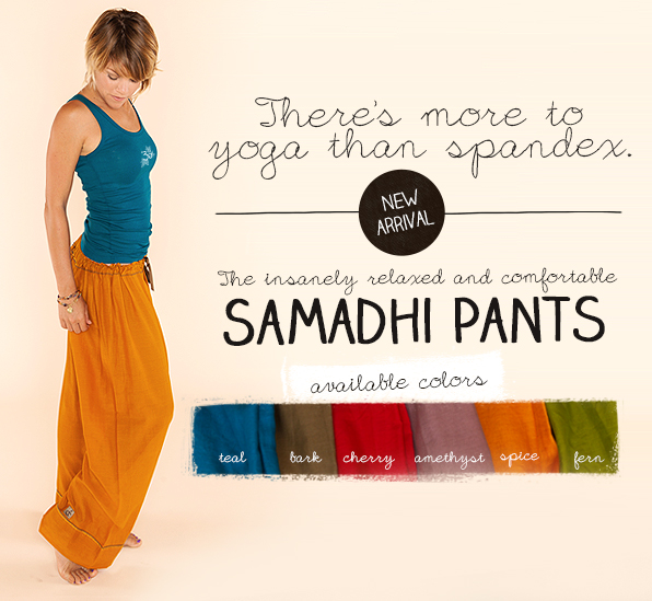Mindful Giveaway: Sivana Samadhi Pants. | elephant journal