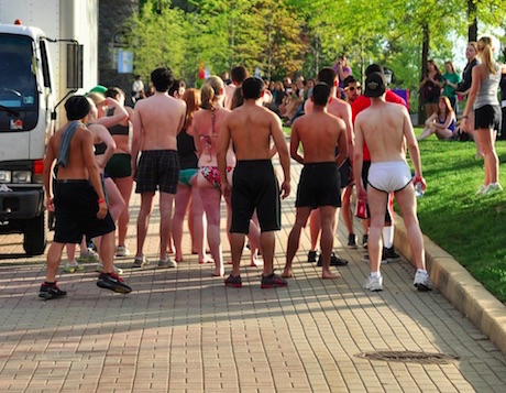 Daring to Bare it All My first Underwear Run. elephant journal