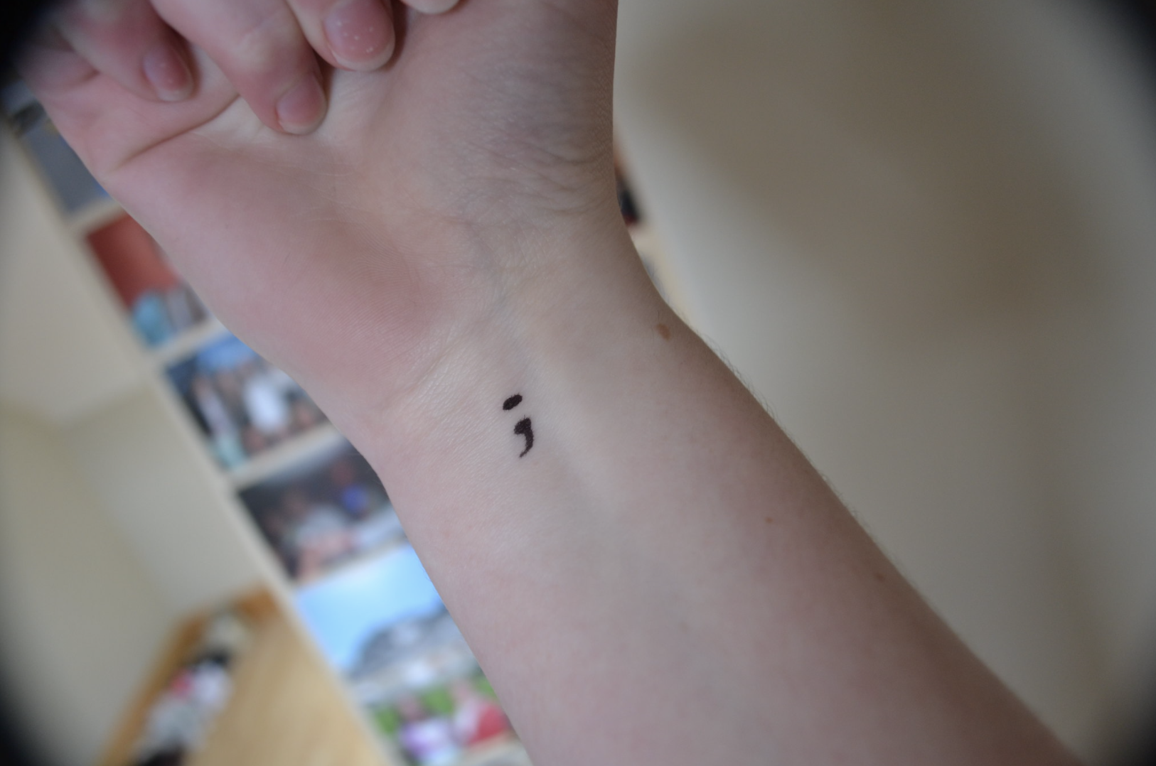 5 Questions to Assess Suicide Risk  1 about a Project Semicolon Tattoo   elephant journal