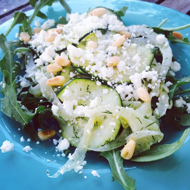 Shaved Fennel & Zucchini Salad. {Recipe} | elephant journal