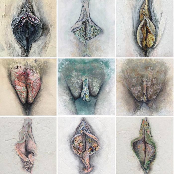 Artist Jacqueline Secor paints real vulvas, just as they are. 