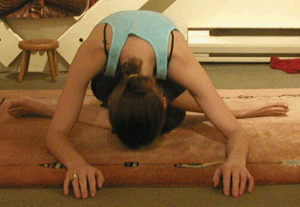 This is a yin yoga pose