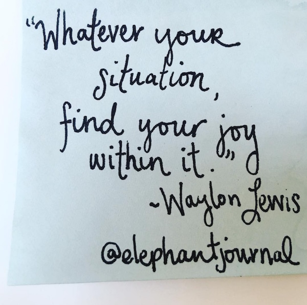 Joy Stress Inspiration Waylon Lewis Walk the Talk