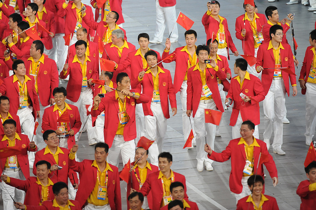 beijing opening ceremony atheletes