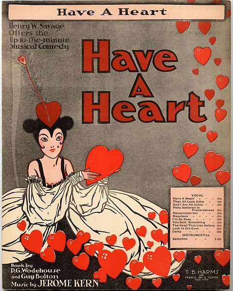 have a heart cover vintage ad