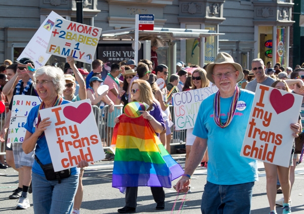 trans child parade parents equal rights