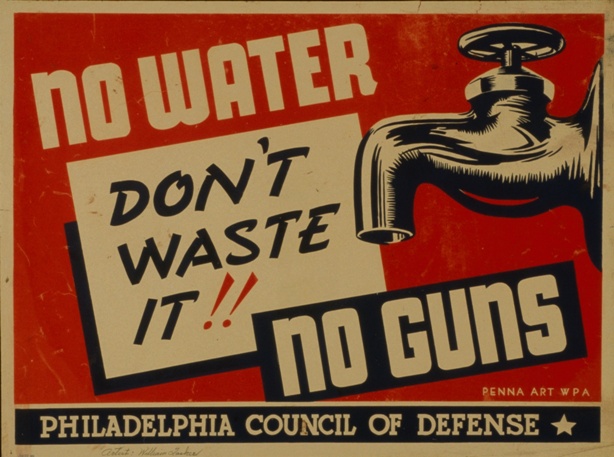 vintage ad water eco green
