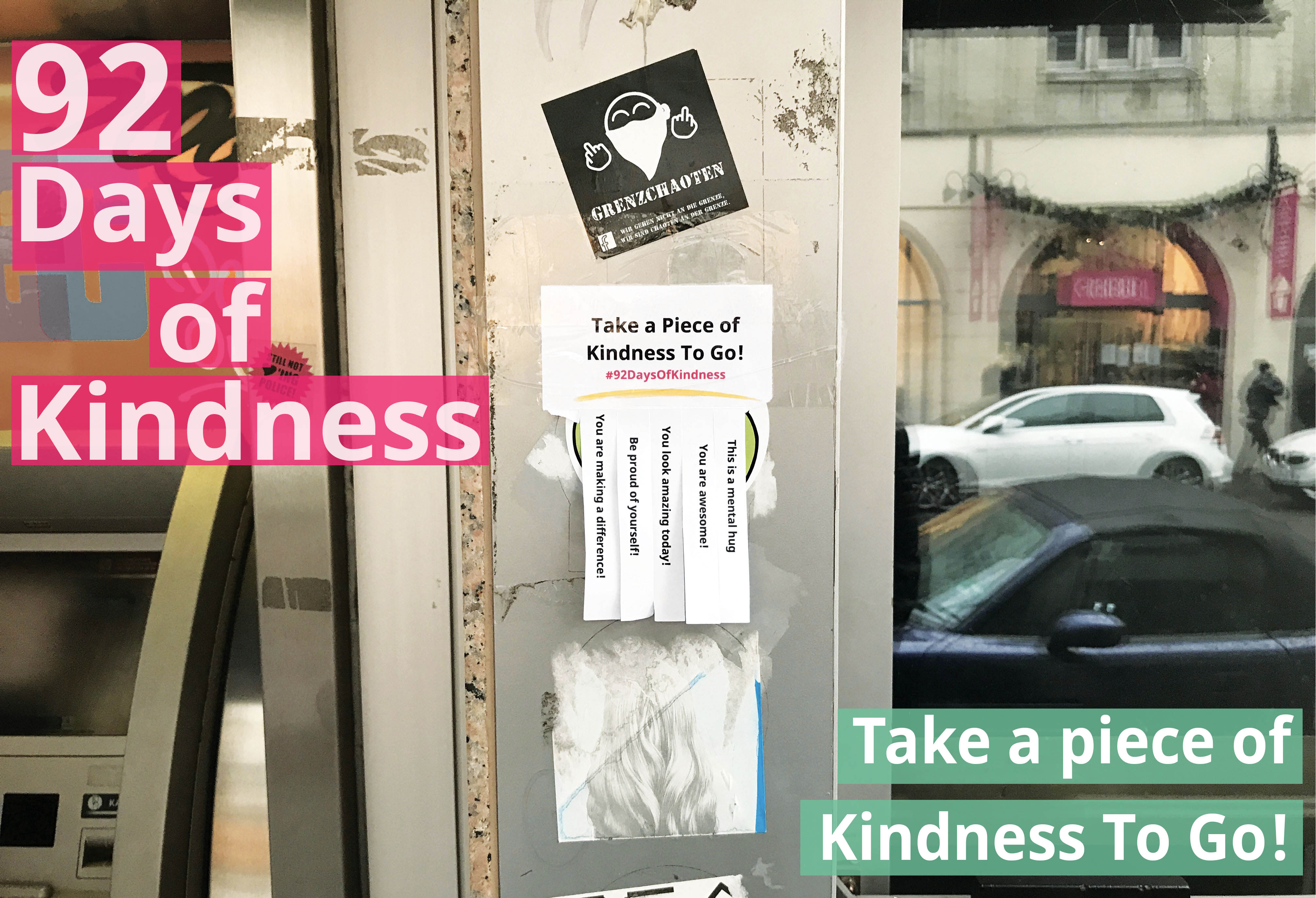 92 Kind Acts with 92DaysOfKindness. Turning the last 3 months of