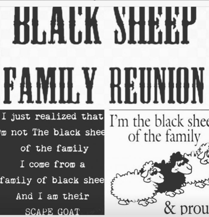 The Original Black Sheep Of The Family Elephant Journal