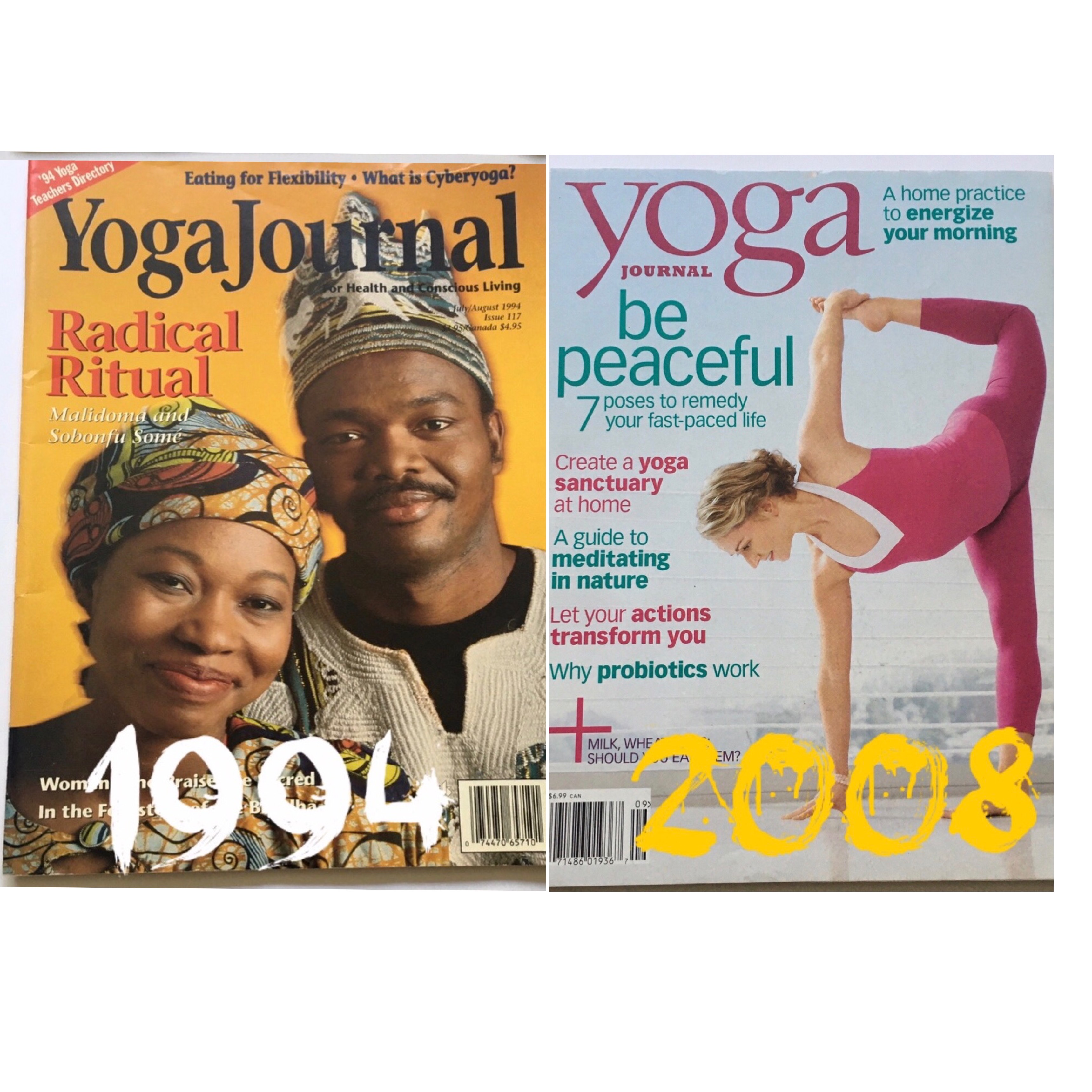 Marsha was featured in Yoga Journal -