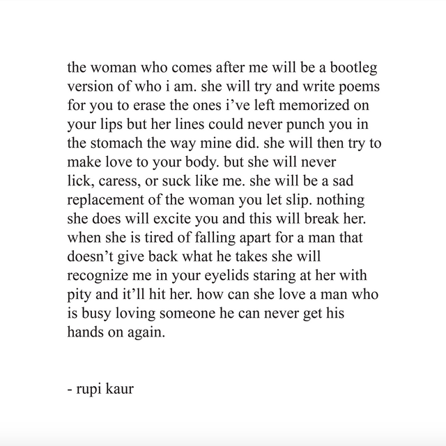 The Rupi Kaur Poem that every Brokenhearted Woman should Read.