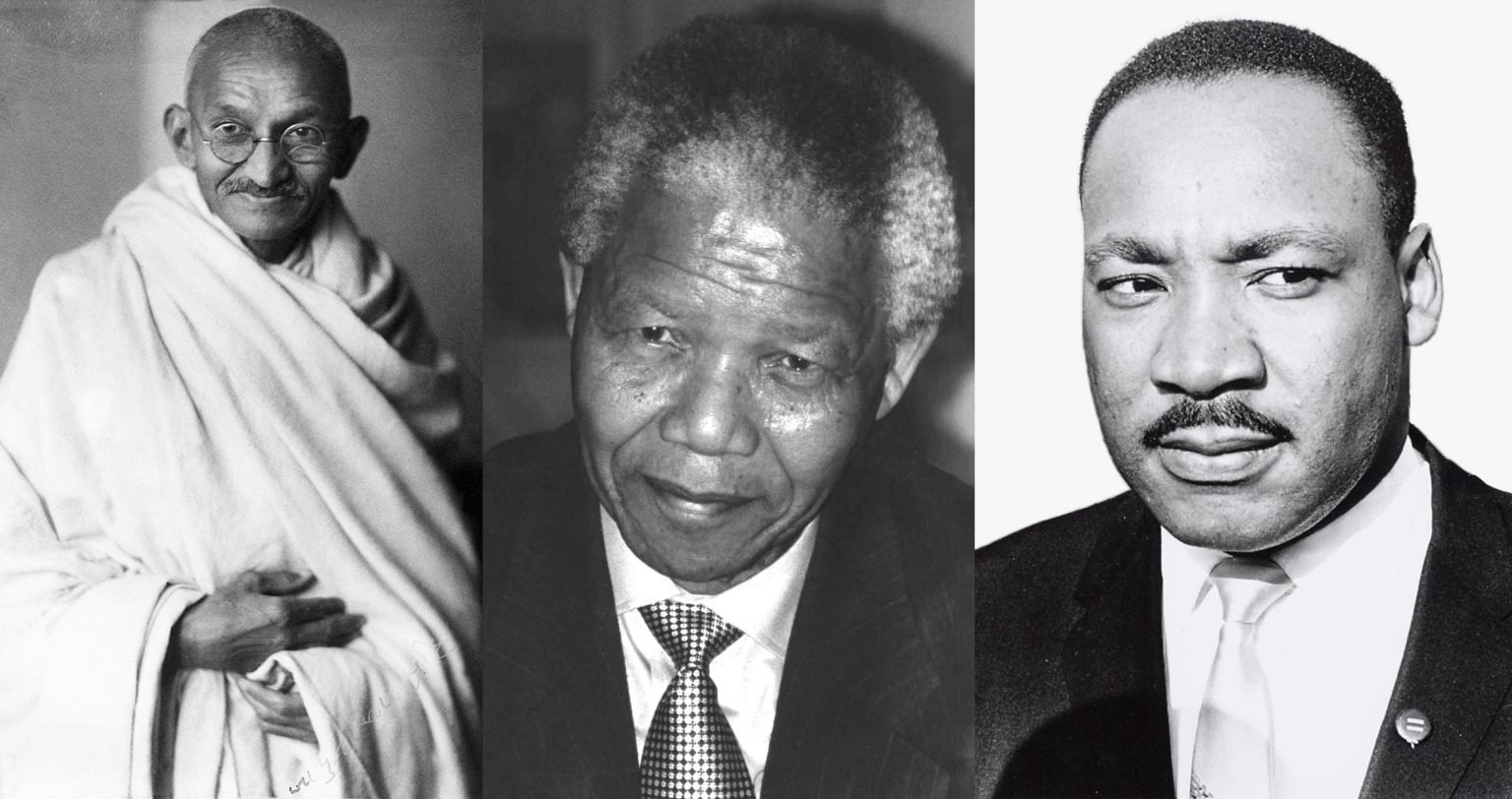 How Gandhi, Nelson Mandela & Martin Luther King Jr. Deal With Division ...