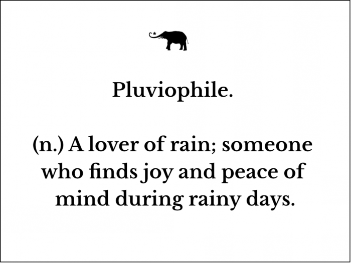 pluviophile
