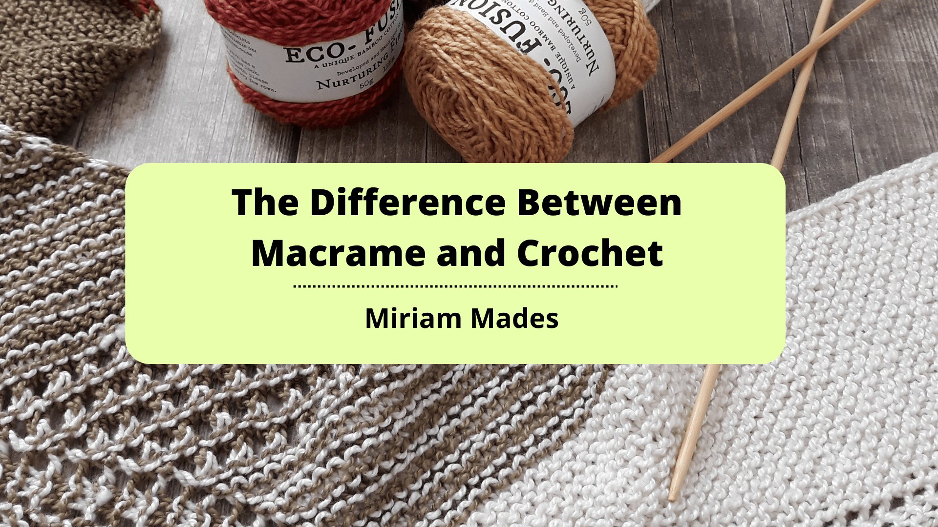 The Difference Between Macrame and Crochet elephant journal