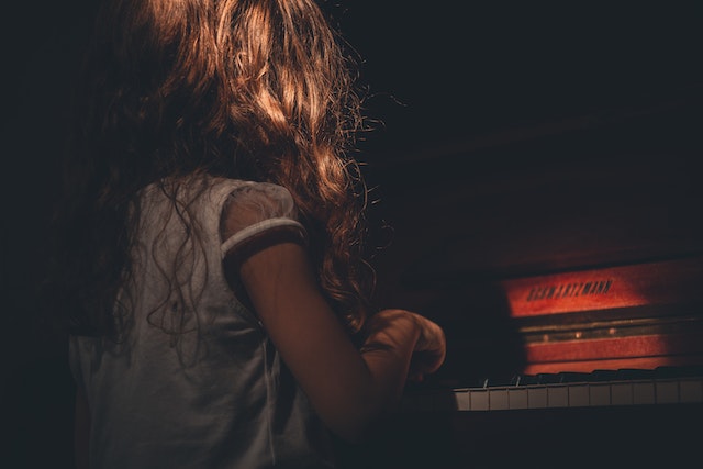 little girl who loved music