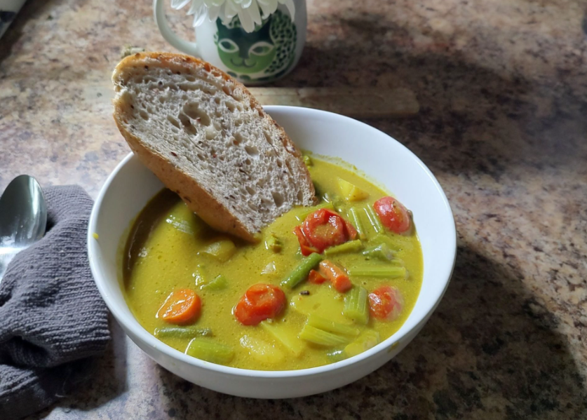 Loaded Veggie Soup with Surprise Spices. {Recipe} elephant journal